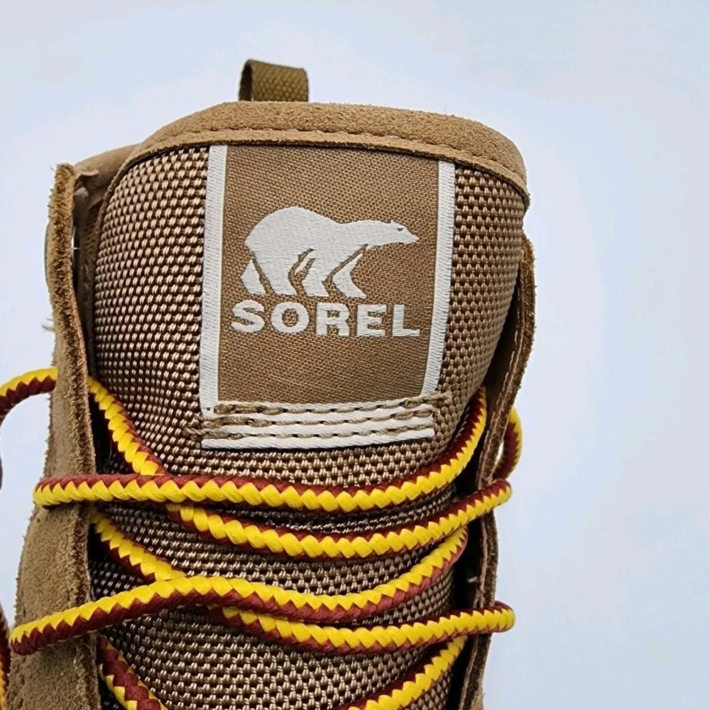 Men's Sorel Caribou OTM Chukka Waterproof Boots Shoes Size 8 Tan/Brown
